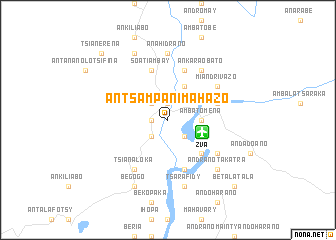 map of Antsampanimahazo