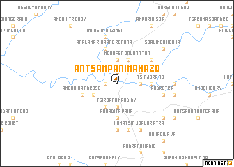 map of Antsampanimahazo