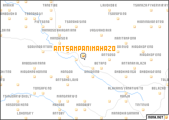 map of Antsampanimahazo