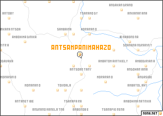 map of Antsampanimahazo