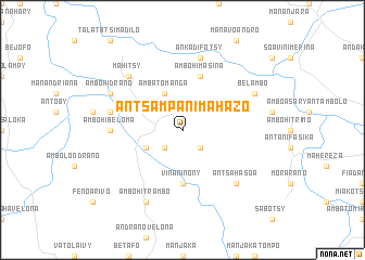 map of Antsampanimahazo