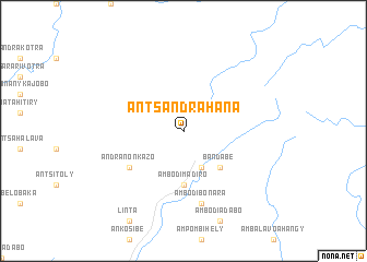 map of Antsandrahana