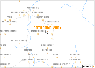 map of Antsandrivery