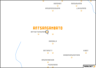 map of Antsangambato