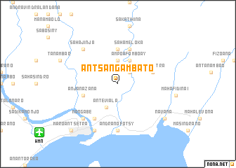 map of Antsangambato