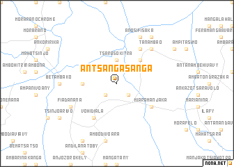 map of Antsangasanga