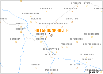 map of Antsanompanota