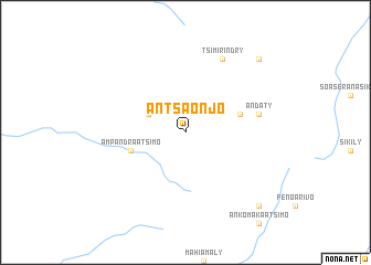 map of Antsaonjo