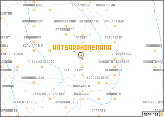 map of Antsarahonenana