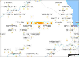 map of Antsaramitsaka