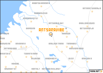 map of Antsaravibe