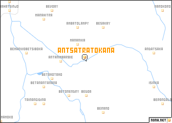 map of Antsatratokana