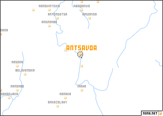 map of Antsavoa