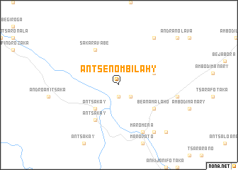 map of Antsenombilahy