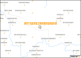 map of Antsereza Maromoka