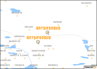 map of Antsiferovo