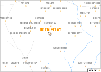 map of Antsifitsy