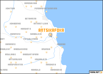 map of Antsikafoka