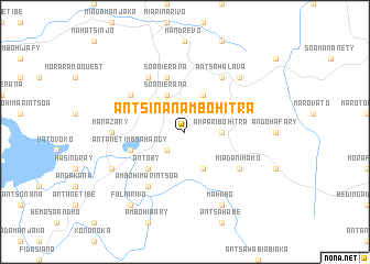 map of Antsinanambohitra