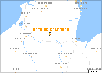 map of Antsingikalanoro