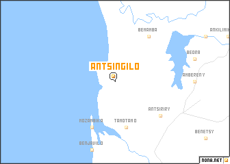 map of Antsingilo