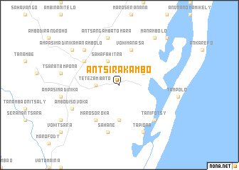 map of Antsirakambo