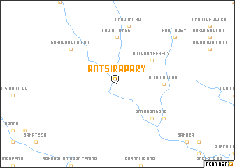 map of Antsirapary