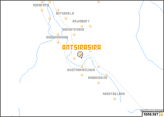 map of Antsirasira