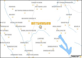 map of Antsirasira
