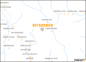 map of Antsirebika