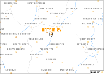 map of Antsiriry