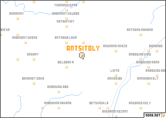 map of Antsitoly
