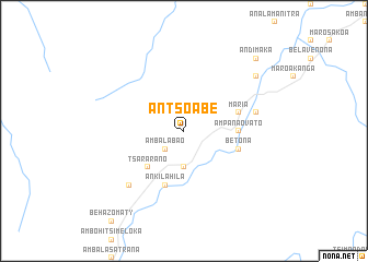 map of Antsoabe