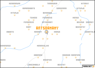 map of Antsoamamy