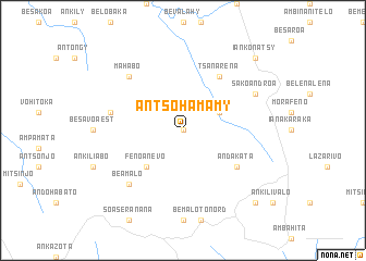 map of Antsohamamy