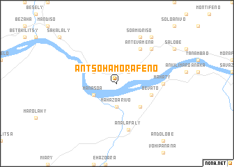 map of Antsoha-Morafeno