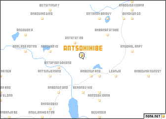map of Antsohihibe