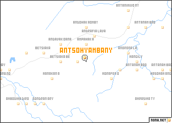 map of Antsohy Ambany