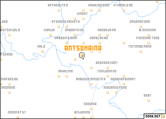 map of Antsomaina