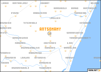 map of Antsomamy