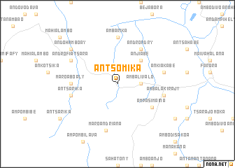 map of Antsomika