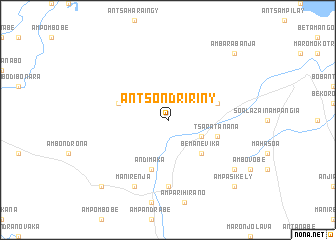 map of Antsondririny