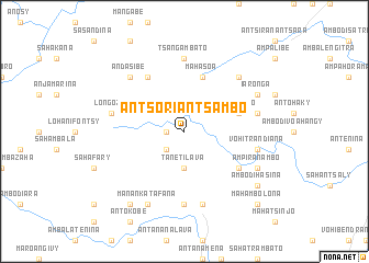 map of Antsoriantsambo
