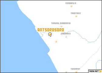 map of Antsorosoro