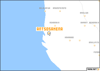 map of Antsosamena