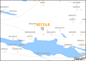 map of Anttila