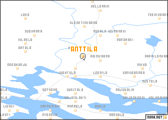 map of Anttila