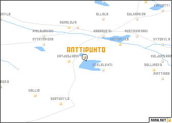 map of Anttipuhto