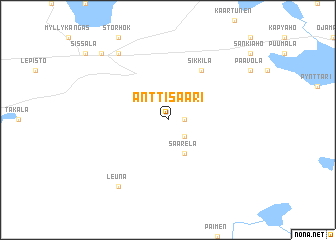 map of Anttisaari