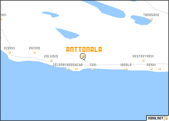 map of Anttonala